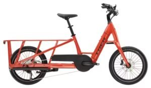 Vélo Cargo Longtail Électrique Trek Fetch+ 2 Shimano Deore 10V 500Wh 20'' Rouge Lave
