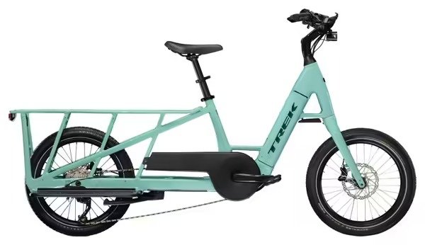 Vélo Cargo Longtail Électrique Trek Fetch+ 2 Shimano Deore 10V 500Wh 20'' Vert Sauge