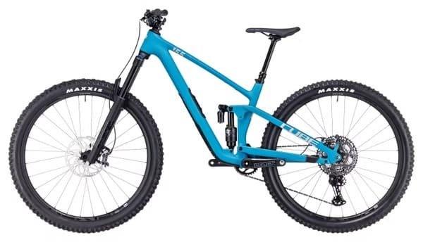 VTT Tout-Suspendu Cube Stereo One55 C:62 SLX Shimano XT 12V 29'' Bleu Bondi – Image 4