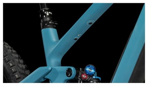 VTT Tout-Suspendu Cube Stereo One55 C:62 SLX Shimano XT 12V 29'' Bleu Bondi – Image 10