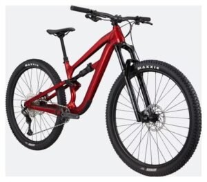 VTT Tout-Suspendu Cannondale Habit 4 Shimano Deore 12V 29'' Rouge Candy
