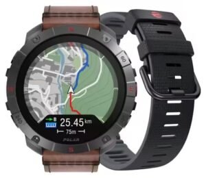 Montre GPS Polar Grit X2 Pro Titane Gris Titan Marron