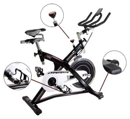 Vélo de biking à friction KHRONOS. Volant de 22 Kg. Utilisation réguliére.Guidon de triathlon. H9162FD – Image 4