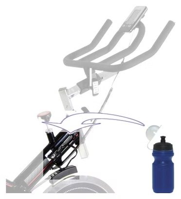 Vélo de biking à friction KHRONOS. Volant de 22 Kg. Utilisation réguliére.Guidon de triathlon. H9162FD – Image 5