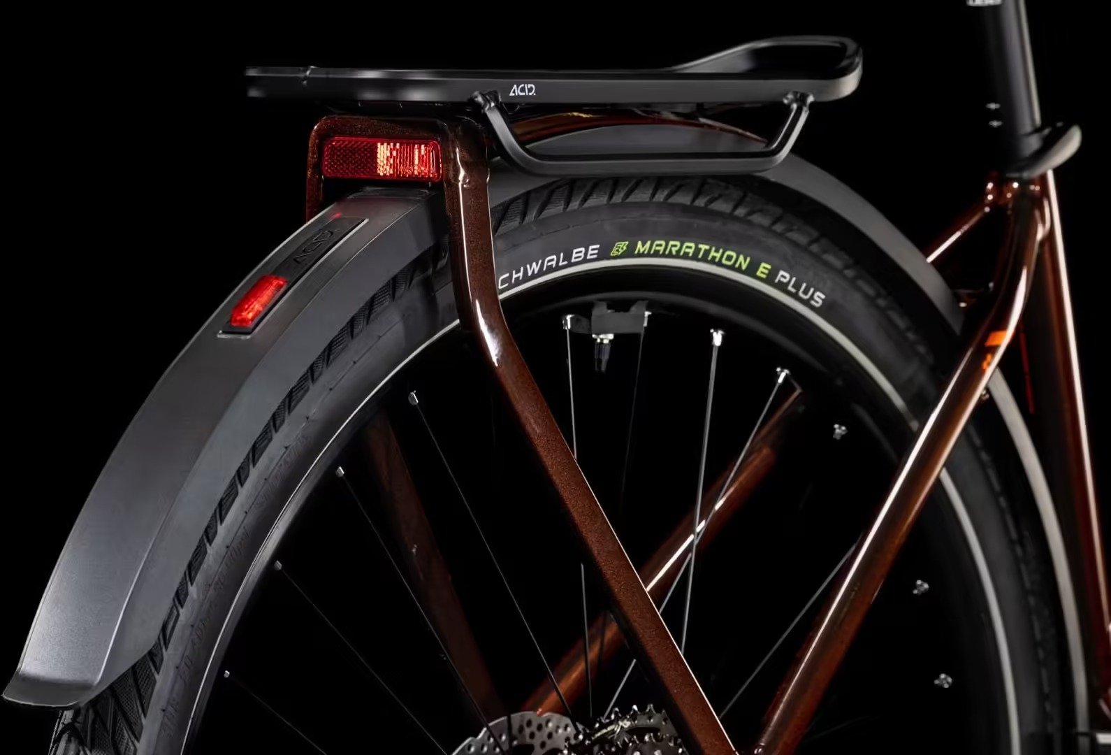 VTC Électrique Cube Touring Hybrid Pro 625 Easy Entry Shimano Cues 11V 625 Wh 700 mm Marron Orange Cinnamon 2025 – Image 10