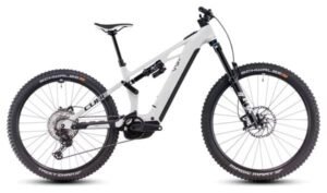 VTT Électrique Tout-Suspendu Cube Stereo Hybrid One77 HPC SLX 800 Shimano Deore XT 12V 800 Wh 29''/27.5'' Beige Desert Stone Vert 2025