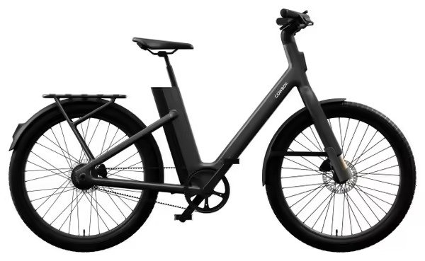 Vélo de Ville Electrique Cowboy Cross ST Courroie Mono Vitesse 540Wh 27.5'' Gris