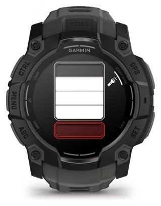 Montre GPS Garmin Instinct 3 AMOLED - 50 mm Noir avec Bracelet en Silicone Gris Charcoal – Image 8
