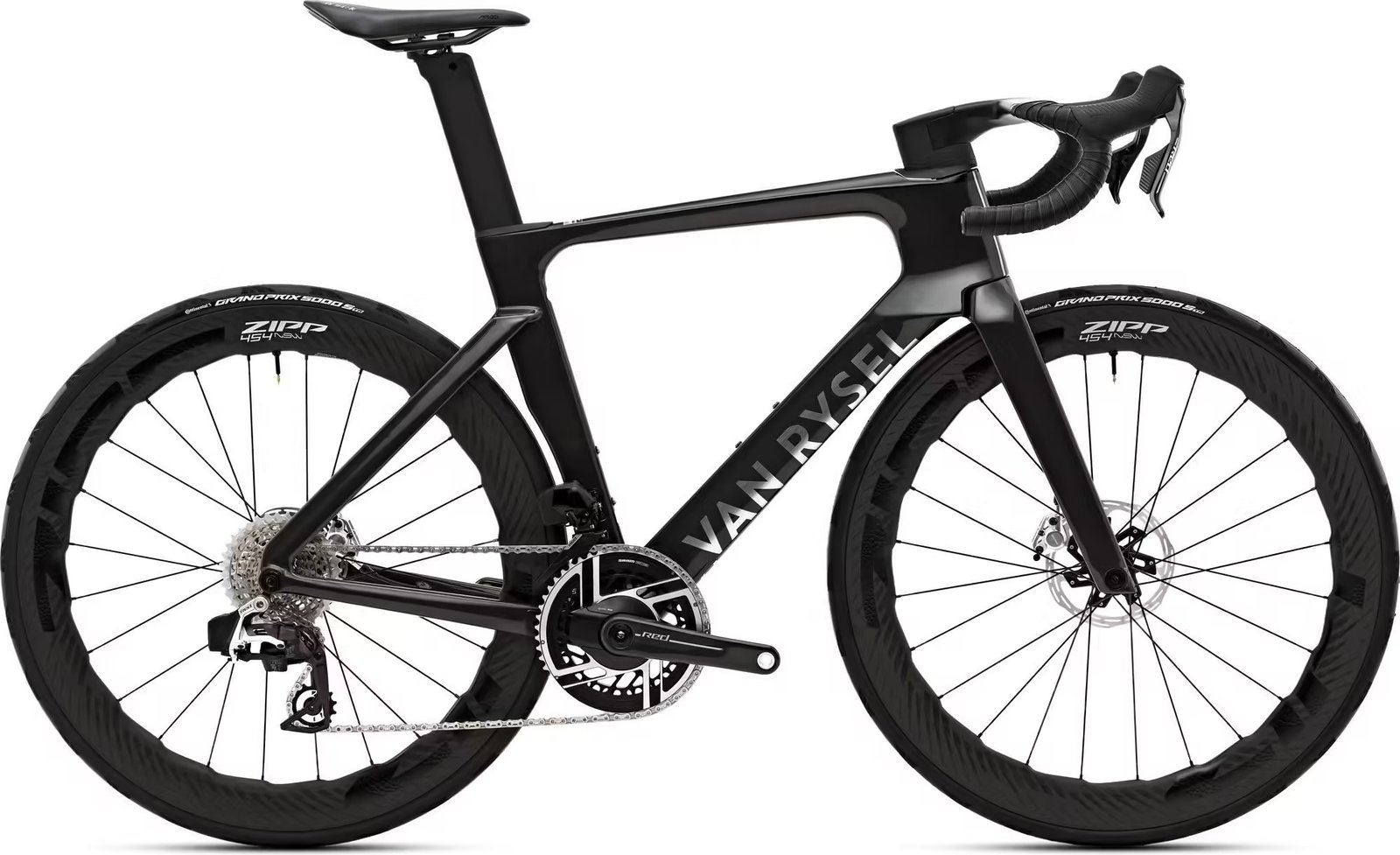 Vélo de Rout e Van Rysel RCR-F Pro Sram Red AXS 12V 700 mm Noir Carbon Raw Signature 2025