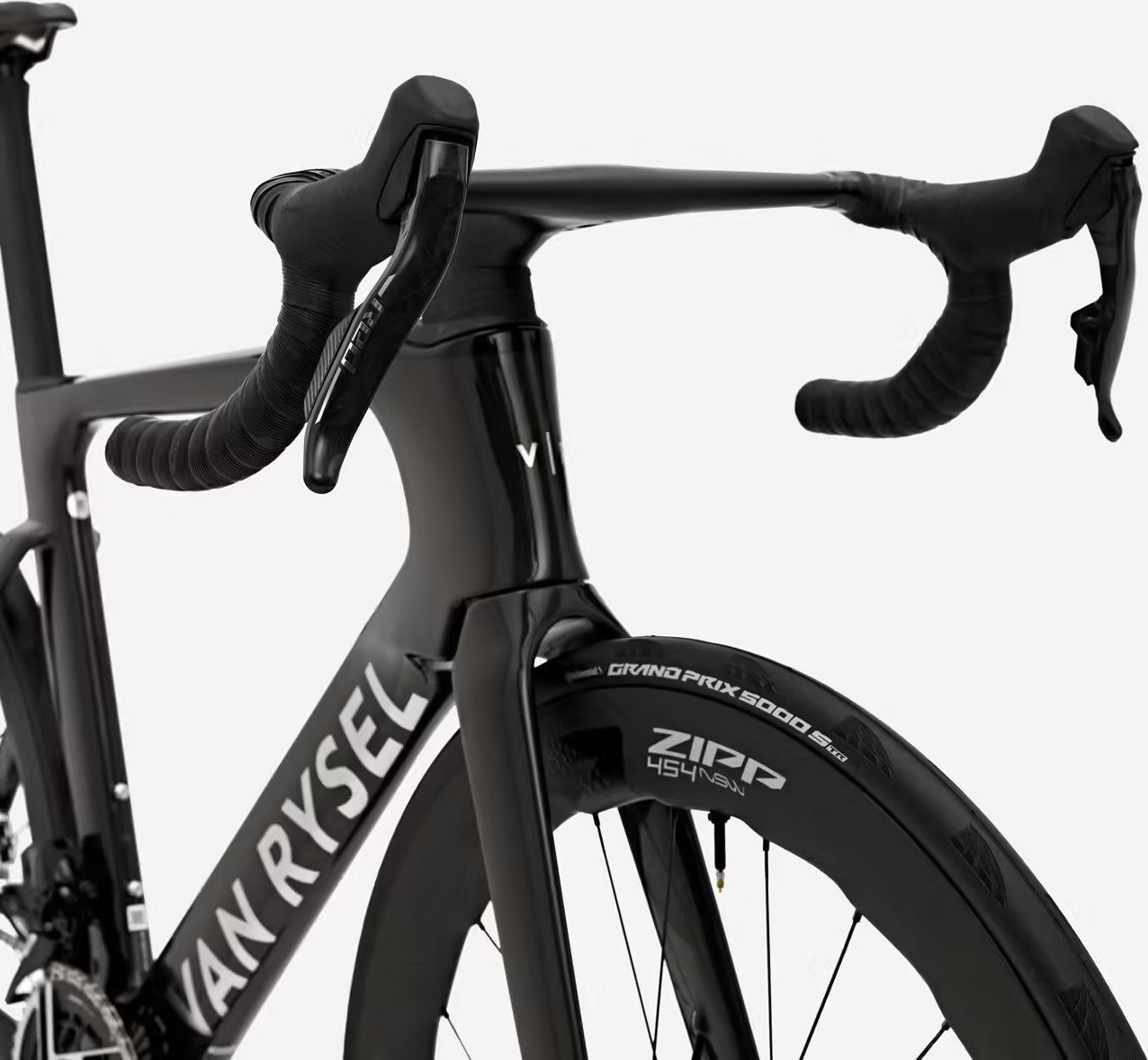 Vélo de Rout e Van Rysel RCR-F Pro Sram Red AXS 12V 700 mm Noir Carbon Raw Signature 2025 – Image 4