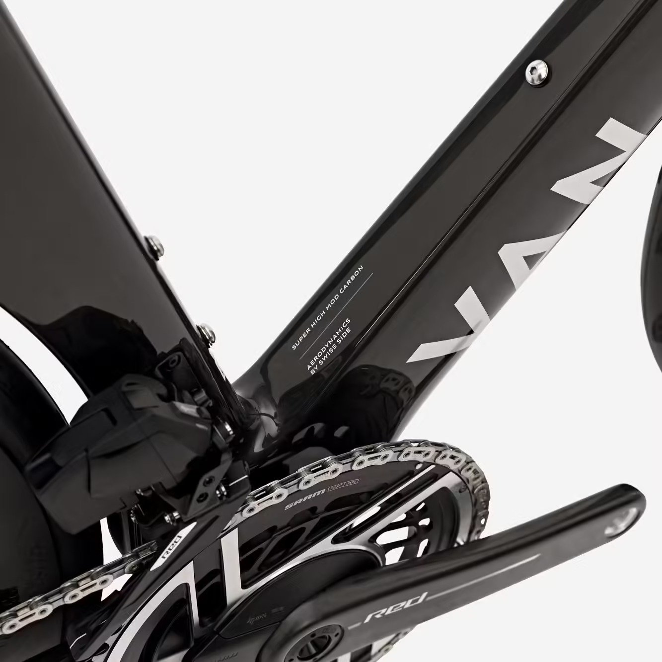 Vélo de Rout e Van Rysel RCR-F Pro Sram Red AXS 12V 700 mm Noir Carbon Raw Signature 2025 – Image 10