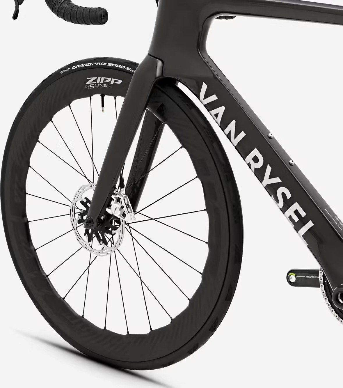 Vélo de Rout e Van Rysel RCR-F Pro Sram Red AXS 12V 700 mm Noir Carbon Raw Signature 2025 – Image 11