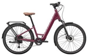 Vélo de Ville Électrique Cannondale Mavaro Neo SL 2 Low Step Thru MicroShift 7V 360 Wh 27.5'' Rouge Cerise