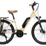 Vélo de Ville Électrique Granville E-Urban 30 Unisex Shimano Tourney/Altus 7V 500 Wh 700 mm Beige Ivory