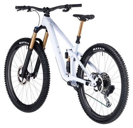 VTT Tout-Suspendu Cube Stereo One77 C:68X SLT 29 Sram X01 Eagle AXS 12V 29'' Blanc Flash – Image 5