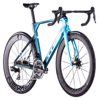 Vélo de Route Cube Litening Aero C:68X SLX Sram Red AXS 12V 700 mm Bleu Chrome 2025 – Image 2