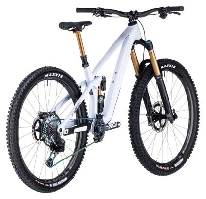 VTT Tout-Suspendu Cube Stereo One77 C:68X SLT 29 Sram X01 Eagle AXS 12V 29'' Blanc Flash – Image 6