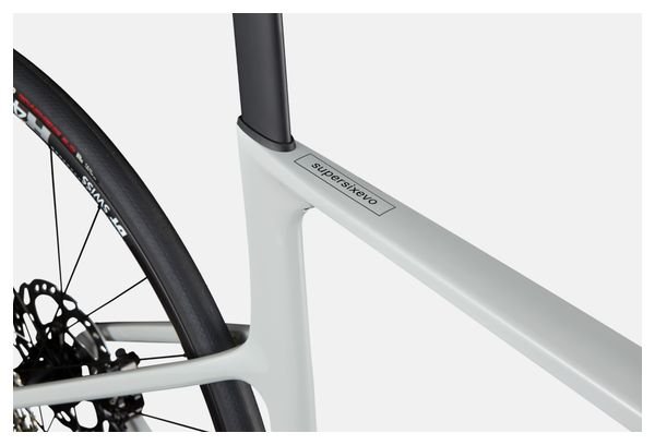 Vélo de Route Cannondale SuperSix Evo 3 Shimano 105 Di2 12V 700 mm Gris Craie – Image 6