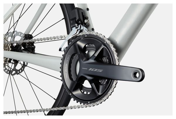 Vélo de Route Cannondale SuperSix Evo 3 Shimano 105 Di2 12V 700 mm Gris Craie – Image 7