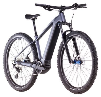 VTT Électrique Semi-Rigide Cube Reaction Hybrid Pro 800 Shimano Deore/Deore XT 12V 800 Wh 29'' Gris Metallic 2025 – Image 2
