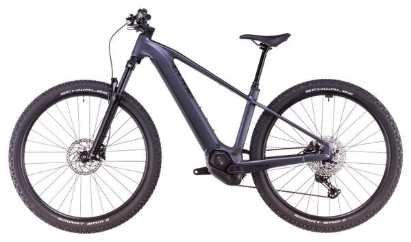 VTT Électrique Semi-Rigide Cube Reaction Hybrid Pro 800 Shimano Deore/Deore XT 12V 800 Wh 29'' Gris Metallic 2025 – Image 4