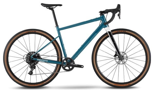 Vélo de Gravel BMC URS AL Two Sram Apex 1 11V 700 mm Bleu Dark Petrol - Produit Reconditionné