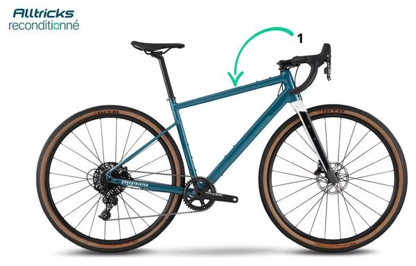 Vélo de Gravel BMC URS AL Two Sram Apex 1 11V 700 mm Bleu Dark Petrol - Produit Reconditionné – Image 2