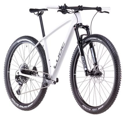 VTT Semi-Rigide Cube Reaction C:62 One Sram NX/SX Eagle 12V 29'' Blanc Cotton Gris 2025 – Image 2