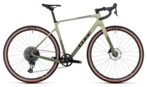 Gravel Bike Cube Nuroad C:62 SLX Sram GX Eagle AXS/Rival eTap AXS 12V 700 mm Vert Olive