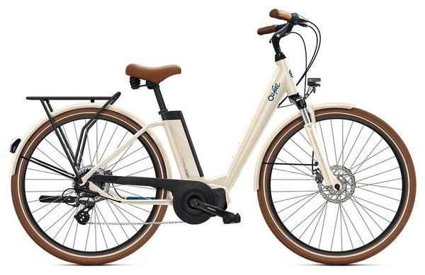 Vélo de Ville Électrique O2 Feel iVog City Up 4.1 Shimano Altus 8V 400 Wh 26'' Blanc Lin