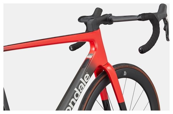 Vélo de Route Cannondale SuperSix Evo Hi-Mod 2 Shimano Ultegra Di2 12V 700 mm Rouge Rally – Image 6