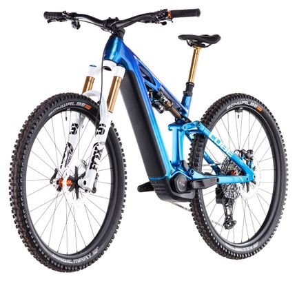 VTT Électrique Tout-Suspendu Cube Stereo Hybrid One44 HPC AT 800 Sram X0 Eagle AXS 12V 800 Wh 29'' Bleu Actionteam 2025 – Image 3