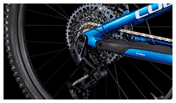VTT Électrique Tout-Suspendu Cube Stereo Hybrid One44 HPC AT 800 Sram X0 Eagle AXS 12V 800 Wh 29'' Bleu Actionteam 2025 – Image 9