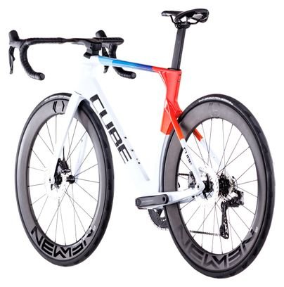 Vélo de Route Cube Litening Aero C:68X Race Shimano Ultegra Di2 12V 700 mm Blanc Bleu Rouge Teamline 2025 – Image 5