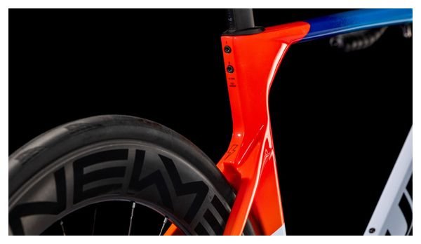 Vélo de Route Cube Litening Aero C:68X Race Shimano Ultegra Di2 12V 700 mm Blanc Bleu Rouge Teamline 2025 – Image 10