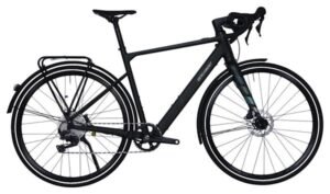 Vélo Ville Electrique Bergamont E-Sweep Adventure Shimano GRX 11V Mahle 250Wh Gris 2024 - Vélo d'Exposition