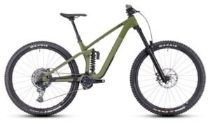VTT Tout-Suspendu Cube Stereo One77 C:68X TM 29 Sram GX Eagle 12V 29'' Vert Olive 2023