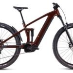 VTT Électrique Tout-Suspendu Cube Stereo Hybrid One44 Pro 800 Shimano Cues 11V 800 Wh 29'' Rouge Orange Bourbon 2025