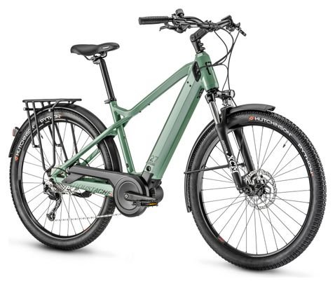 VTC Électrique Moustache Samedi 27 Xroad 1 Shimano Altus 9V 400 Wh 27.5'' Vert 2023 – Image 2