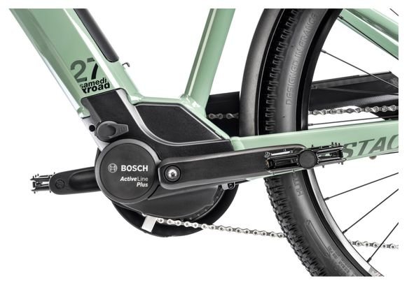 VTC Électrique Moustache Samedi 27 Xroad 1 Shimano Altus 9V 400 Wh 27.5'' Vert 2023 – Image 5