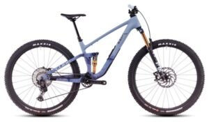 VTT Tout-Suspendu Cube Stereo One44 C:62 Race Shimano Deore XT 12V 29'' Bleu Pigeon Art 2025