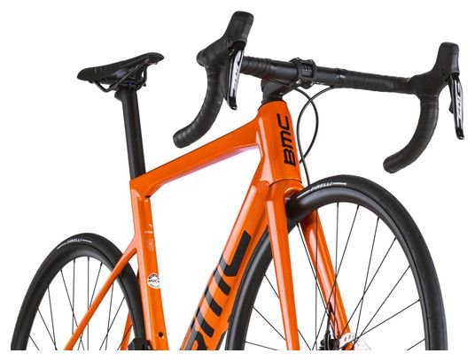 Vélo de Route BMC Teammachine SLR Four Shimano 105 Di2 12V 700 mm Orange Sparkling – Image 5