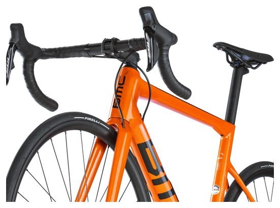 Vélo de Route BMC Teammachine SLR Four Shimano 105 Di2 12V 700 mm Orange Sparkling – Image 9