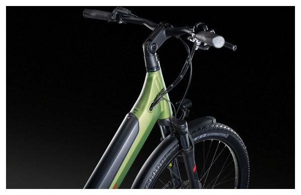 VTC Électrique Lapierre E-Explorer 4.5 Low Shimano Cues 9V 500Wh 27.5'' Vert 2025 – Image 3