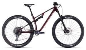 VTT Tout-Suspendu Cube AMS One11 C:68X Pro 29 Sram GX Eagle 12V 29'' Rouge Liquid Carbon