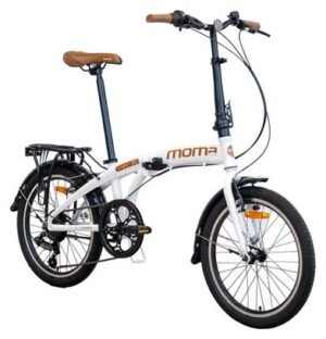 Vélo de Ville Pliant LIGHT 20   Aluminium  SHIMANO 7v  Selle Comfort - Blanc