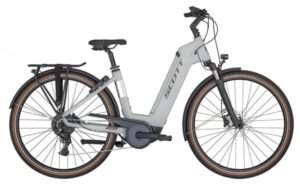 Vélo de Ville Electrique Scott Sub Active eRide Unisex Shimano Cues 9V 400Wh 700mm Gris