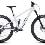 VTT Tout-Suspendu Cube Stereo One44 C:68X SLX Sram GX Eagle AXS 12V 29'' Blanc Bleu Frost 2024