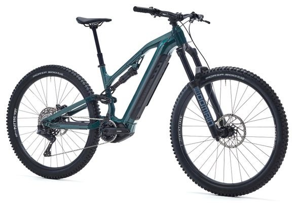 VTT Électrique Tout-Suspendu Rockrider E-Feel 900S Shimano Cues Di2 11V 630Wh 29'' Vert 2024 – Image 2