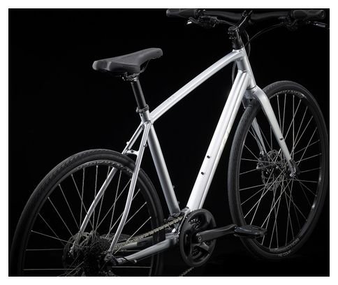 Vélo Fitness Trek FX 2 Disc Shimano Acera/Altus 9V 700 mm Gris Quicksilver – Image 3